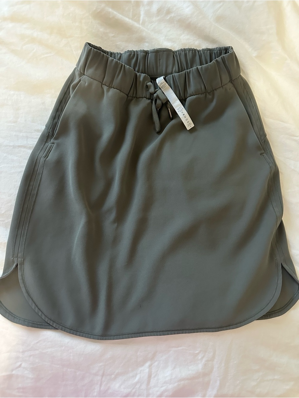 Lululemon Drawstring Skirt - Olive Green